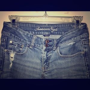 Sz 6L AmericanEagle “Artist” stretch flare jeans